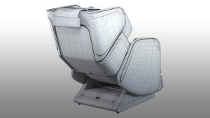 3D visualization of a lounging chair for marketing 3D visualization of a lounging chair for marketing