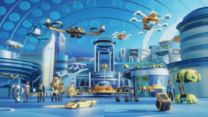 3D animation visual 3D animation visual