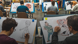 animators sketching on storyboards animators sketching on storyboards