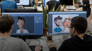 animators using the software animators using the software