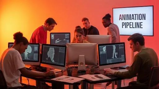 Animators using different animation tools Animators using different animation tools
