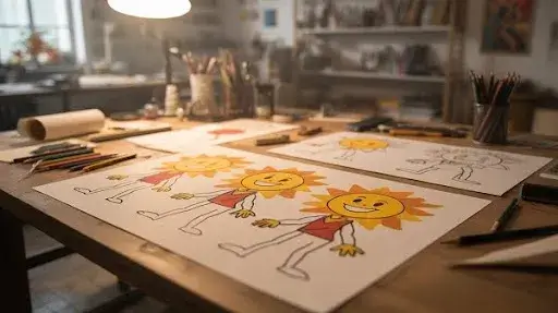 creation of hand drawn animation creation of hand drawn animation