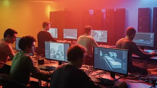 Render farm example Render farm example