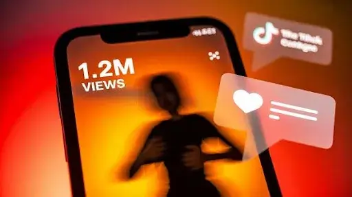 Views count on TikTok Views count on TikTok
