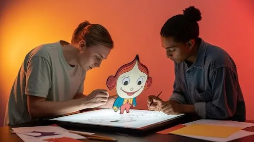 Animators working paper animation Animators working paper animation