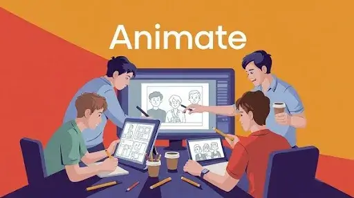 Visual representation of an explainer video Visual representation of an explainer video