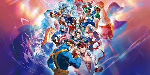 Different characters of Capcom Fighting Collection 2 Different characters of Capcom Fighting Collection 2